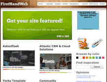 Tablet Screenshot of firsthandweb.com